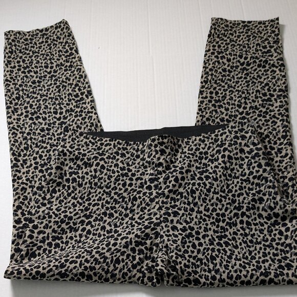 A NEW DAY Women's Straight Leg Pants Size 2 Animal Print - Picture 2 of 10